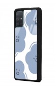 Samsung A71 Cloud Face Tasarımlı Glossy Telefon Kılıfı