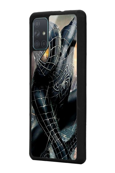 Samsung A71 Dark Spider Tasarımlı Glossy Telefon Kılıfı