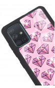 Samsung A71 Diamond Tasarımlı Glossy Telefon Kılıfı