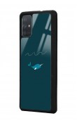 Samsung A71 Doodle Fish Tasarımlı Glossy Telefon Kılıfı