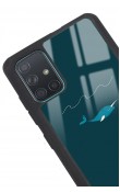 Samsung A71 Doodle Fish Tasarımlı Glossy Telefon Kılıfı
