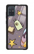 Samsung A71 Doodle Jump Tasarımlı Glossy Telefon Kılıfı