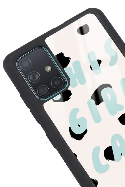 Samsung A71 Girl Can Tasarımlı Glossy Telefon Kılıfı