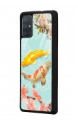Samsung A71 Koi Balığı Tasarımlı Glossy Telefon Kılıfı