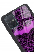 Samsung A71 Lila Batman Tasarımlı Glossy Telefon Kılıfı