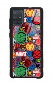 Samsung A71 Marvel Face Tasarımlı Glossy Telefon Kılıfı