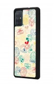 Samsung A71 Mickey Stamp Tasarımlı Glossy Telefon Kılıfı