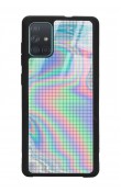 Samsung A71 Neon Dama Tasarımlı Glossy Telefon Kılıfı