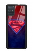 Samsung A71 Neon Superman Tasarımlı Glossy Telefon Kılıfı