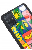 Samsung A71 Retro Collage Tasarımlı Glossy Telefon Kılıfı