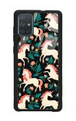 Samsung A71 Unicorn Desenli Tasarımlı Glossy Telefon Kılıfı