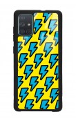Samsung A71 Yellow Flash Tasarımlı Glossy Telefon Kılıfı