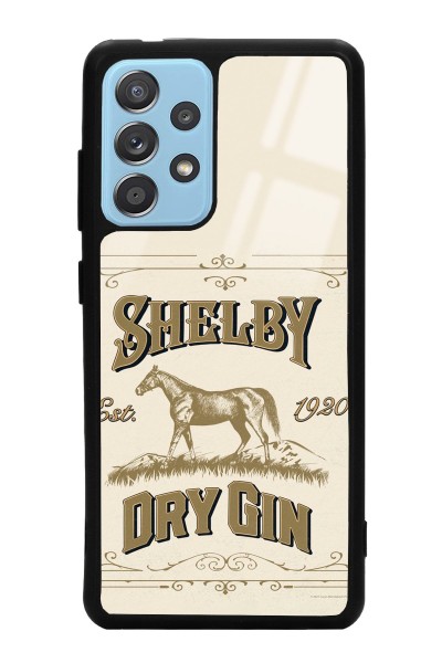 Samsung A72 Peaky Blinders Shelby Dry Gin Tasarımlı Glossy Telefon Kılıfı