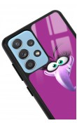 Samsung A72 Purple Angry Birds Tasarımlı Glossy Telefon Kılıfı
