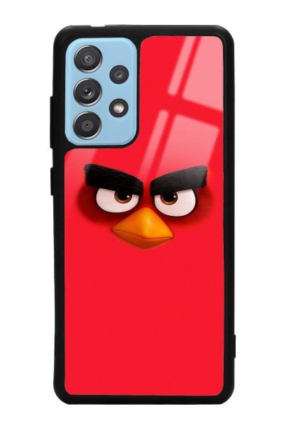 Samsung A72 Red Angry Birds Tasarımlı Glossy Telefon Kılıfı