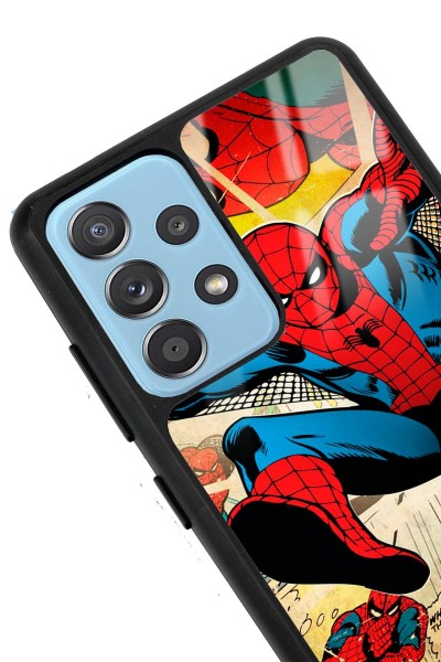 Samsung A72 Spider-man Örümcek Adam Tasarımlı Glossy Telefon Kılıfı