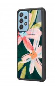 Samsung A72 Suluboya Çiçek Tasarımlı Glossy Telefon Kılıfı