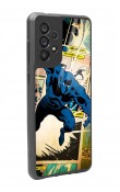Samsung A73 Black Panther Kara Panter Tasarımlı Glossy Telefon Kılıfı