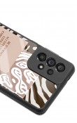 Samsung A73 Emoji Zebra Tasarımlı Glossy Telefon Kılıfı