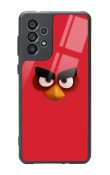 Samsung A73 Red Angry Birds Tasarımlı Glossy Telefon Kılıfı