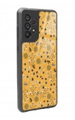 Samsung A73 Sarı Bindanlı Tasarımlı Glossy Telefon Kılıfı