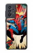 Samsung A73 Spider-man Örümcek Adam Tasarımlı Glossy Telefon Kılıfı