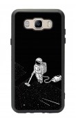 Samsung J7 (2016) Astronot Tatiana Tasarımlı Glossy Telefon Kılıfı