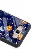 Samsung J7 (2016) Ay Güneş Pijama Tasarımlı Glossy Telefon Kılıfı