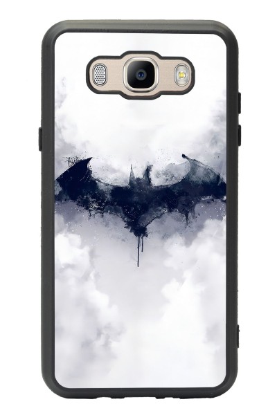 Samsung J7 (2016) Beyaz Batman Tasarımlı Glossy Telefon Kılıfı