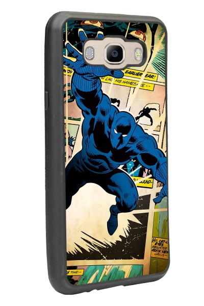 Samsung J7 (2016) Black Panther Kara Panter Tasarımlı Glossy Telefon Kılıfı