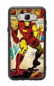 Samsung J7 (2016) Iron Man Demir Adam Tasarımlı Glossy Telefon Kılıfı