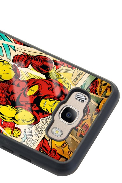 Samsung J7 (2016) Iron Man Demir Adam Tasarımlı Glossy Telefon Kılıfı