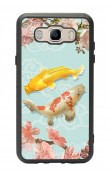 Samsung J7 (2016) Koi Balığı Tasarımlı Glossy Telefon Kılıfı