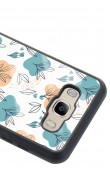 Samsung J7 (2016) Minik Yapraklar Tasarımlı Glossy Telefon Kılıfı