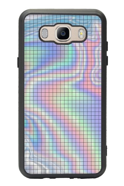 Samsung J7 (2016) Neon Dama Tasarımlı Glossy Telefon Kılıfı