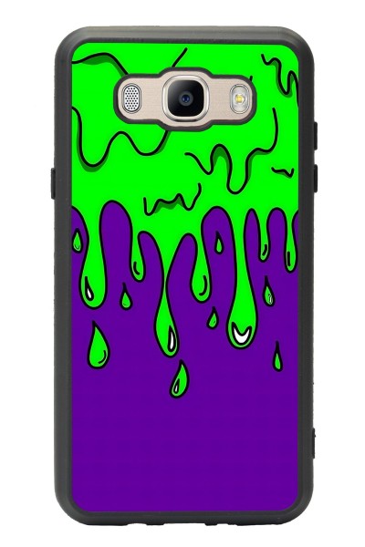 Samsung J7 (2016) Neon Damla Tasarımlı Glossy Telefon Kılıfı
