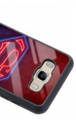 Samsung J7 (2016) Neon Superman Tasarımlı Glossy Telefon Kılıfı