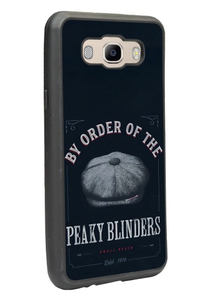 Samsung J7 (2016) Peaky Blinders Cap Tasarımlı Glossy Telefon Kılıfı