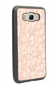 Samsung J7 (2016) Pink Dog Tasarımlı Glossy Telefon Kılıfı