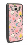 Samsung J7 (2016) Pinky Flowers Tasarımlı Glossy Telefon Kılıfı
