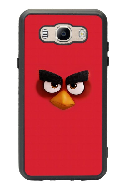 Samsung J7 (2016) Red Angry Birds Tasarımlı Glossy Telefon Kılıfı