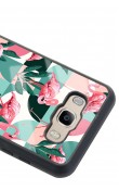 Samsung J7 (2016) Retro Flamingo Duvar Kağıdı Tasarımlı Glossy Telefon Kılıfı
