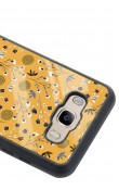 Samsung J7 (2016) Sarı Bindanlı Tasarımlı Glossy Telefon Kılıfı