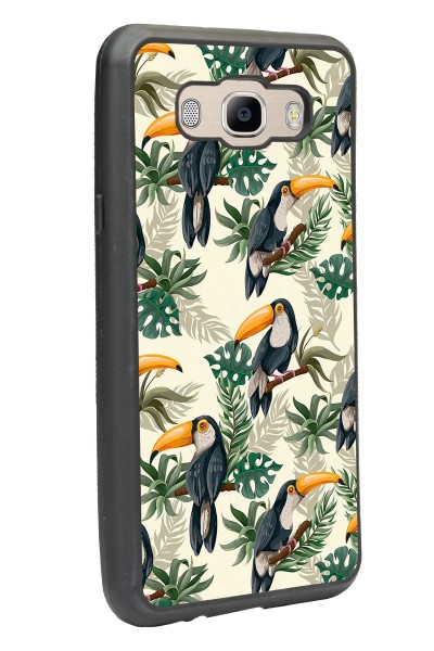 Samsung J7 (2016) Tukan Kuşu Tasarımlı Glossy Telefon Kılıfı