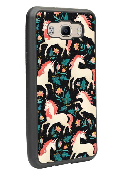Samsung J7 (2016) Unicorn Desenli Tasarımlı Glossy Telefon Kılıfı