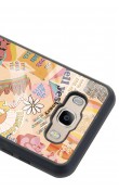 Samsung J7 (2016) Vintage Sticker Tasarımlı Glossy Telefon Kılıfı