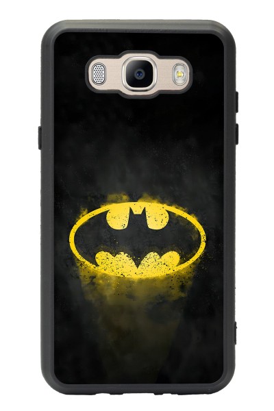 Samsung J7 (2016) Yellow Batman Tasarımlı Glossy Telefon Kılıfı