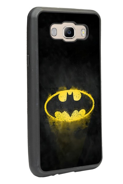 Samsung J7 (2016) Yellow Batman Tasarımlı Glossy Telefon Kılıfı