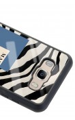 Samsung J7 (2016) Zebra Matısse Tasarımlı Glossy Telefon Kılıfı