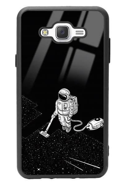 Samsung J7 Astronot Tatiana Tasarımlı Glossy Telefon Kılıfı